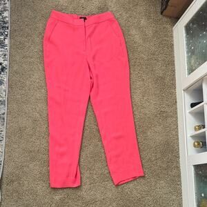 J. Crew Vibrant Pink Ankle Pants